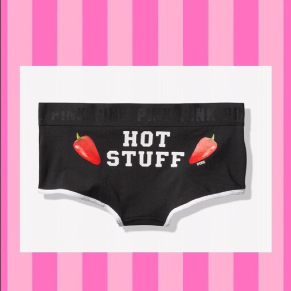 🌶 Victoria’s Secret Pink Logo Boyshort